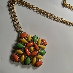 Bold color Pendant Necklace